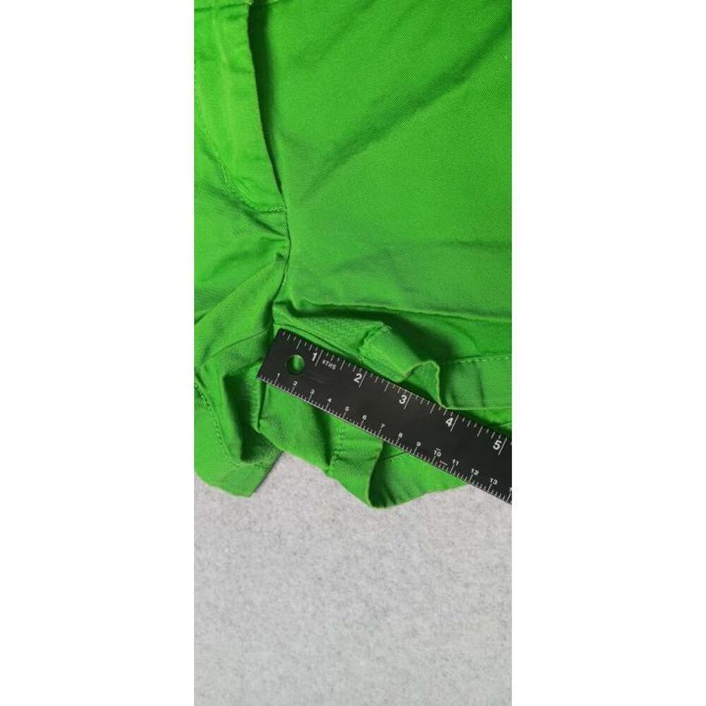 J Crew Chino Broken In Shorts Womens Size 0 Green Low Rise - Picture 11 of 13